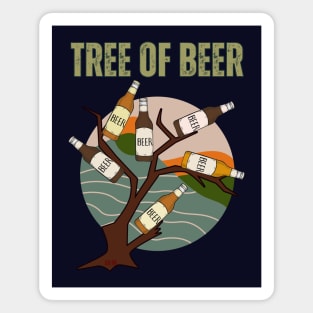 Tree of Beer - Funny Beer Magnet